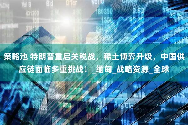 策略池 特朗普重启关税战，稀土博弈升级，中国供应链面临多重挑战！_缅甸_战略资源_全球
